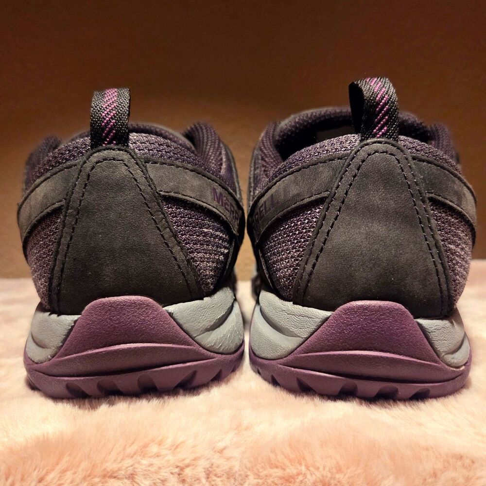 Merrell Womens Siren Sport 3 Hiking Shoes Size 9.5W Black/Blackberry - Picture 6 of 6